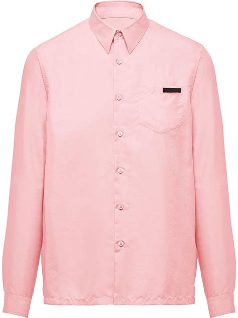 prada pink shirt|prada shirts for men.